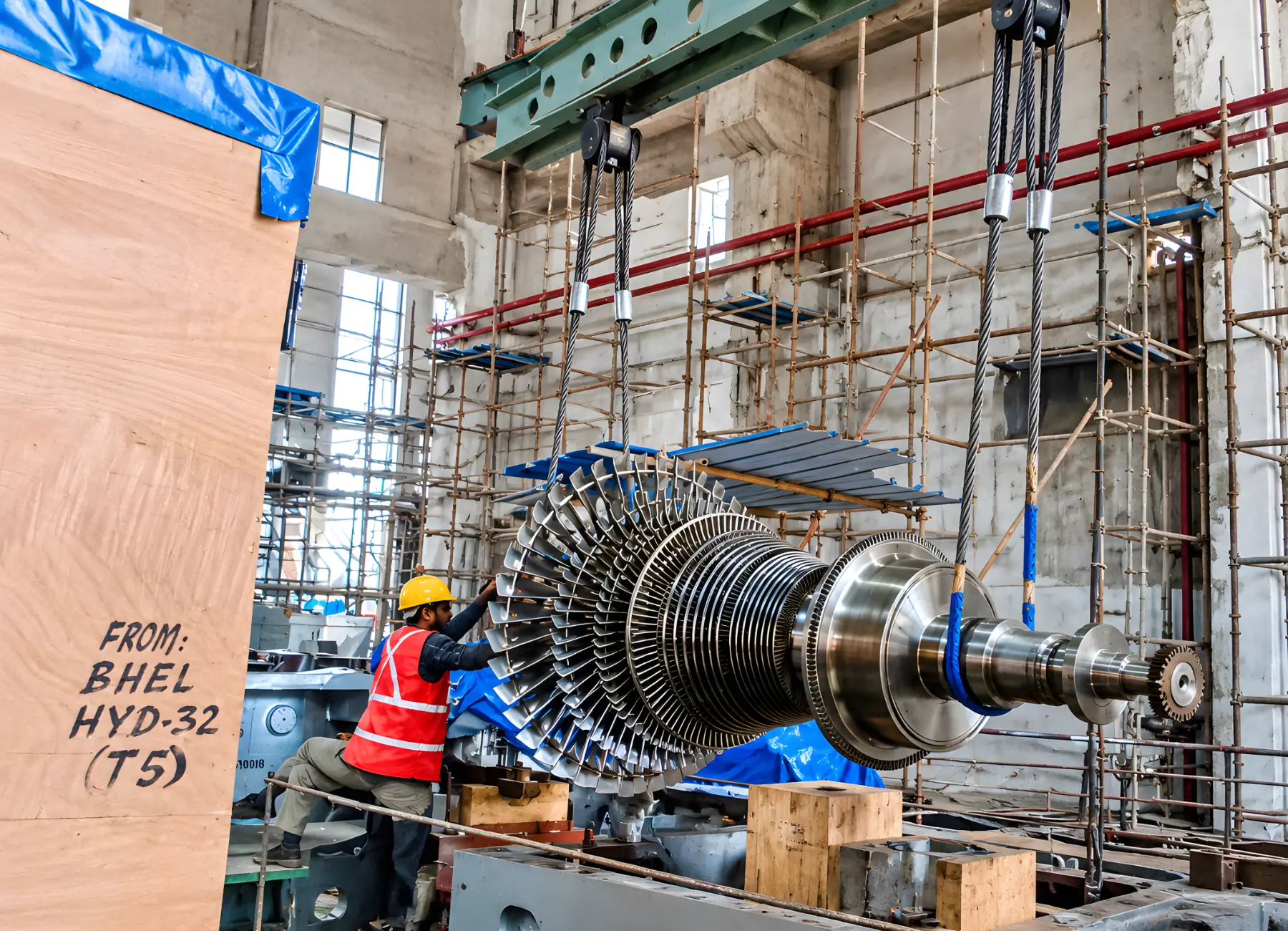 Precision Turbine Blade Quality Check